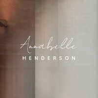 Monogramme | Mini-plaque moderne design