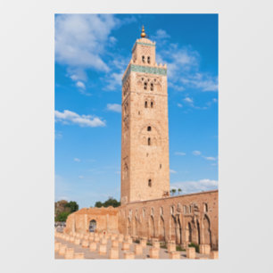 Autocollant Pour Fenêtre Mosquée de la Koutoubia - Marrakech, Maroc
