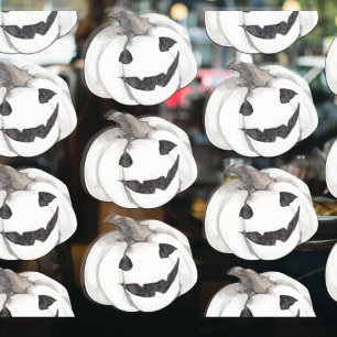 Autocollant Pour Fenêtre Motif de citrouille effrayant Joyeux Halloween
