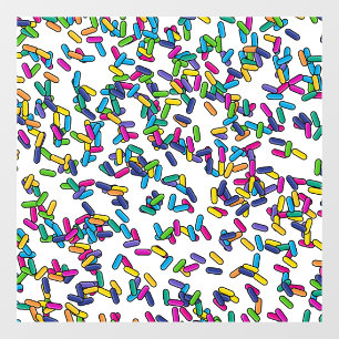 Autocollant Pour Fenêtre Motif de paillettes éparpillées