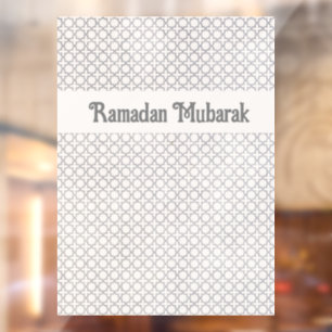 Autocollant Pour Fenêtre Motif géométrique beige islamique