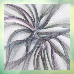 Autocollant Pour Fenêtre Motions Filigree Moderne Abstrait pivotant Fractal