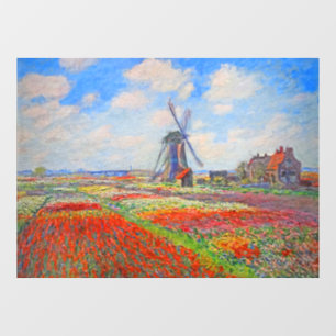 Autocollant Pour Fenêtre Moulin à vin Monet Tulips