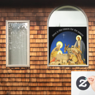Autocollant Pour Fenêtre Nativity Window Cling