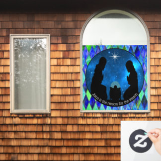 Autocollant Pour Fenêtre Nativity Window Cling