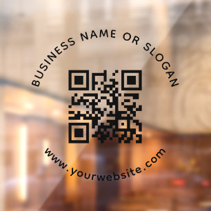 Autocollant Pour Fenêtre Nom de l'entreprise Slogan Entreprise professionne