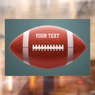 Autocollant Pour Fenêtre Nom personnalisé Football