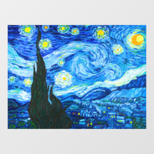 Autocollant Pour Fenêtre Nuit Van Gogh Starry