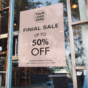 Autocollant Pour Fenêtre Offre spéciale de remise pour vente finale Rose po