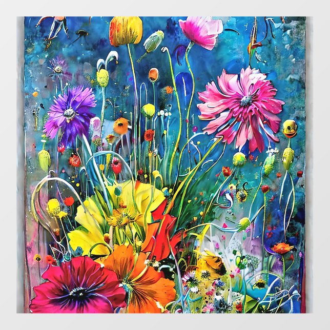 Autocollant Pour Fenêtre oreiller de rêve d'été (Feuille)