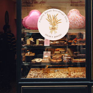 Autocollant Pour Fenêtre Pain de pâte cuite au four Pain de blé