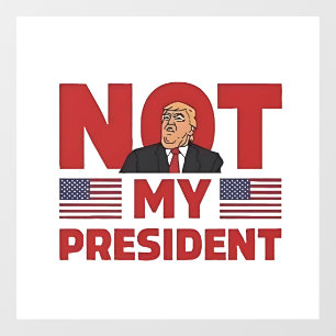 Autocollant Pour Fenêtre Pas mon discours anti-inflation du président anti-