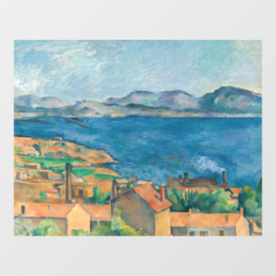 Autocollant Pour Fenêtre Paul Cezanne - Baie de Marseille, vue d'Estaque