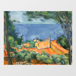 Autocollant Pour Fenêtre Paul Cezanne - Estaque aux toits rouges