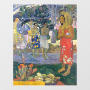 Autocollant Pour Fenêtre Paul Gauguin - Hail Mary / Ia Orana Maria