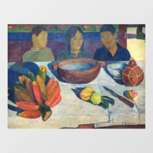 Autocollant Pour Fenêtre Paul Gauguin - Le Repas / Bananes