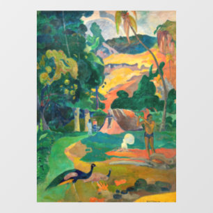 Autocollant Pour Fenêtre Paul Gauguin - Paysage avec Peacocks / Matamoe