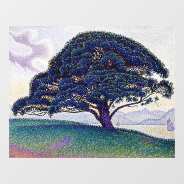 Autocollant Pour Fenêtre Paul Signac - Le pin Bonaventure (Feuille)