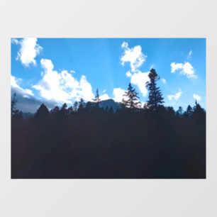 Autocollant Pour Fenêtre Paysage alpin pittoresque - Nature sauvage Roumani