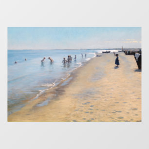 Autocollant Pour Fenêtre Peder Severin Kroyer - Jour d'été à Skagen Beach