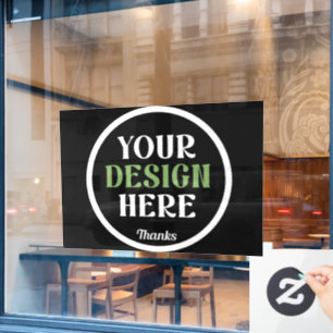 Autocollant Pour Fenêtre personnalisé, unique, élégant et minimaliste kiss 