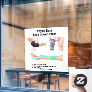 Autocollant Pour Fenêtre Personnaliser Fourniture Médicale Physio Tape Knee