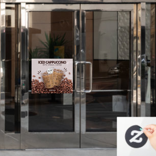 Autocollant Pour Fenêtre Personnaliser la promo de la boutique de café de d