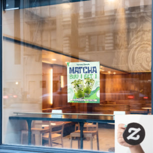 Autocollant Pour Fenêtre Personnaliser le prom Green White Matcha achetez 1