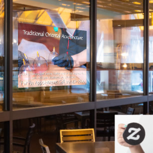 Autocollant Pour Fenêtre Personnaliser l'entreprise de thérapie par ventous