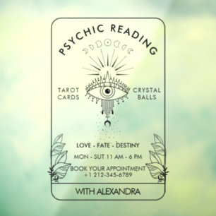 Autocollant Pour Fenêtre Phases mystiques de la troisième lune oculaire Hol