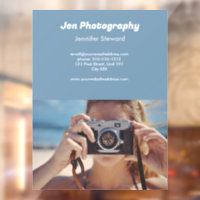 Photographe bleu photo personnalisée