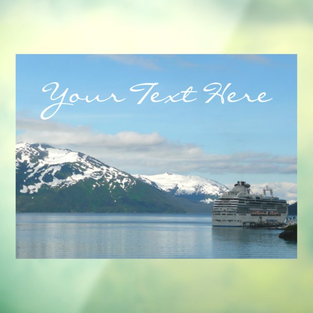 Autocollant Pour Fenêtre Photographie de voyage de croisière en Alaska (Feuille 3)