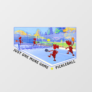 Autocollant Pour Fenêtre PICKLEBALL juste un autre clic de fenêtre de jeu