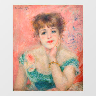 Autocollant Pour Fenêtre Pierre-Auguste Renoir - Actrice Jeanne Samary