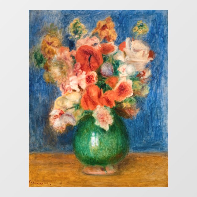 Autocollant Pour Fenêtre Pierre-Auguste Renoir - Bouquet (Feuille)