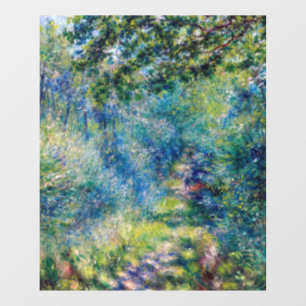 Autocollant Pour Fenêtre Pierre-Auguste Renoir - Chemin dans la Forêt