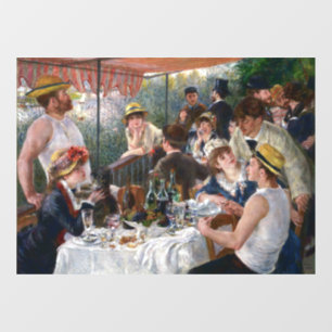 Autocollant Pour Fenêtre Pierre-Auguste Renoir - Déjeuner de la fête nautiq