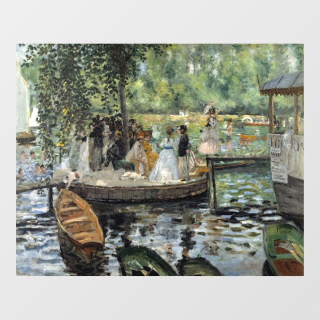 Autocollant Pour Fenêtre Pierre-Auguste Renoir - La Grenouillère (Feuille)