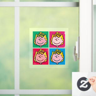 Autocollant Pour Fenêtre Pop Art Sally   Mod pour vous Motif