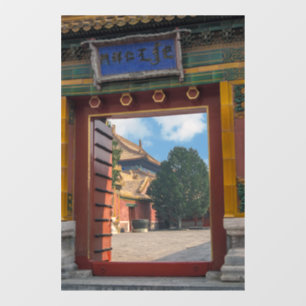 Autocollant Pour Fenêtre Porte ouverte à la ville interdite - Pékin, Chine