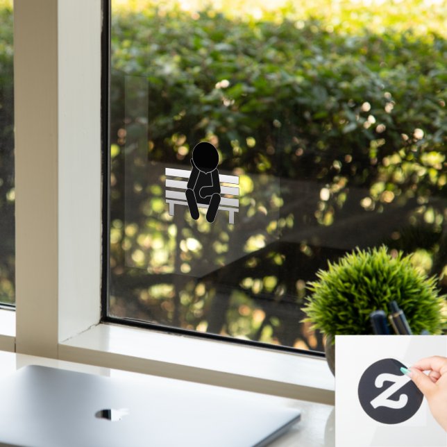 Autocollant Pour Fenêtre Réfléchir à propos de la fenêtre Classer (Bureau)