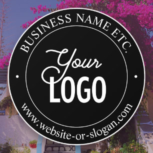 Autocollant Pour Fenêtre Remplacement de logo facile & texte personnalisabl