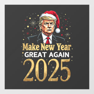 Autocollant Pour Fenêtre Rendre sa grandeur au Nouvel An 2025 Trump inaugur