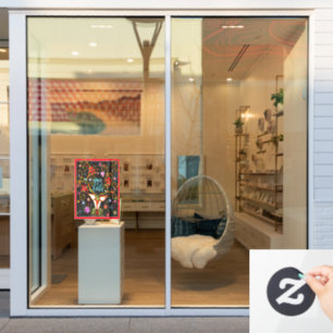 Autocollant Pour Fenêtre Rennes de Paix sur Terre ! Autocollant de fenêtre 