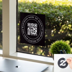 Autocollant Pour Fenêtre Réseau Wifi et Mot de Passe Entreprise de Détail