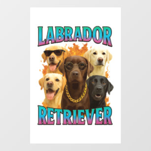 Autocollant Pour Fenêtre Retriever du Labrador 