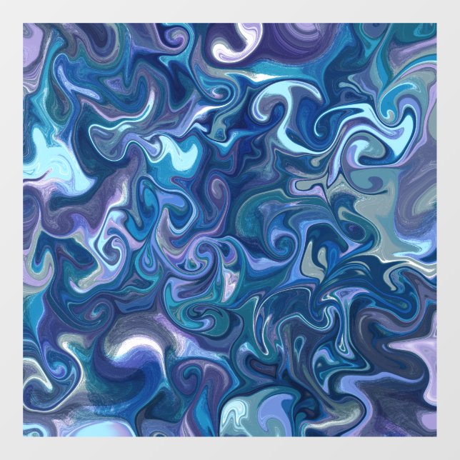 Autocollant Pour Fenêtre Rêve Bleu Flèches fenêtre Clouer (Feuille)