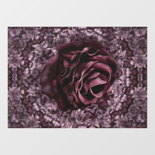 Autocollant Pour Fenêtre Rose Mandala
