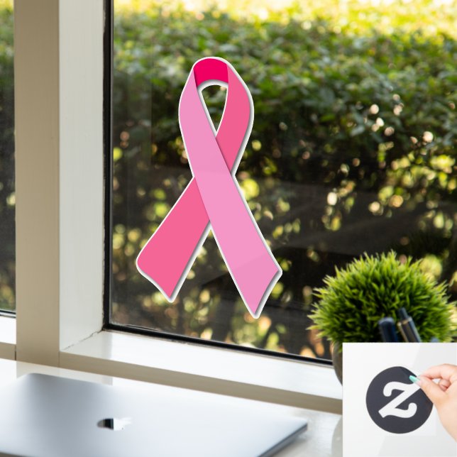 Autocollant Pour Fenêtre Ruban rose (Bureau)