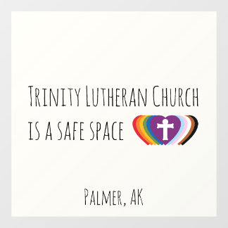 Autocollant Pour Fenêtre Safe Space Window Cling